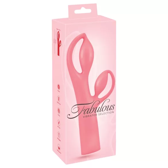 You2Toys Fabulous - uzlādējams vibrators ar klitora stimulatoru rozā