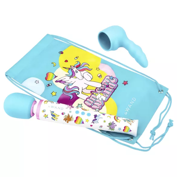 le Wand Unicorn - masāžas vibrators komplekts varavīksnes krāsā