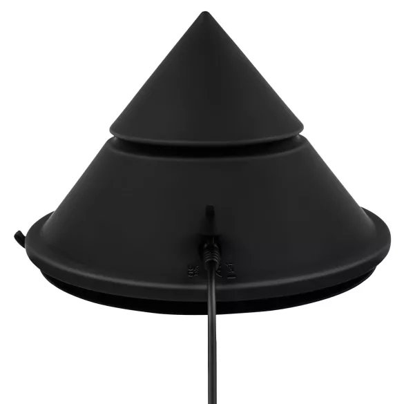 The Cowgirl Cone - lietotnes vadāma premium seksa mašīna - ar 2 maināmiem uzgaļiem, 20 vibrācijas režīmiem (melna)