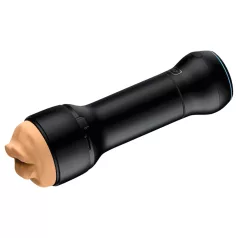 Kiiroo PowerBlow masturbators ar Victoria June muti, melns