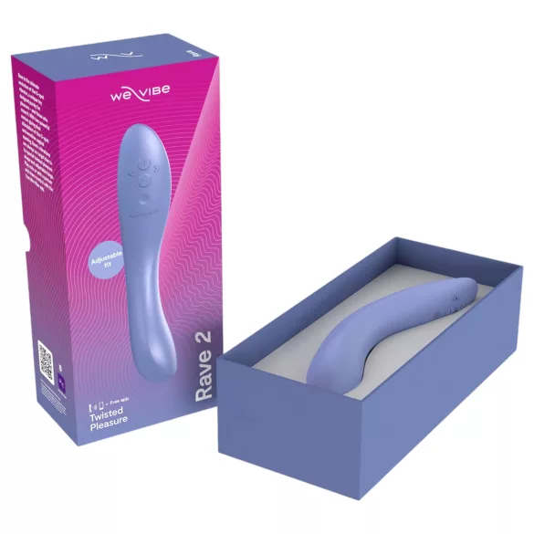 We-Vibe Rave 2 - lietotnes vadāms G‑punkta vibrators (zils)