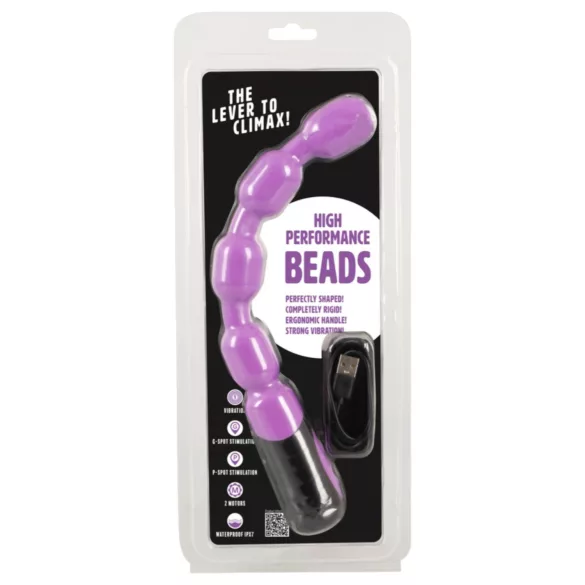 You2Toys - G-punkta un P-punkta vibrators ar lodītēm violets
