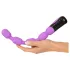You2Toys - G-punkta un P-punkta vibrators ar lodītēm violets
