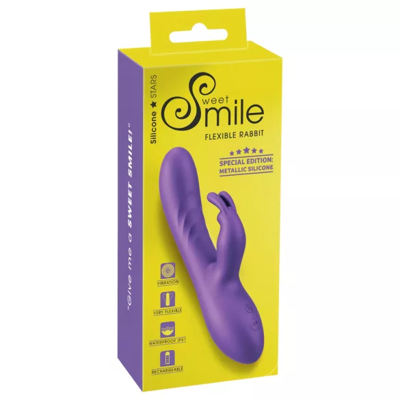 Smile - klitora vibrators ar rokturi violets
