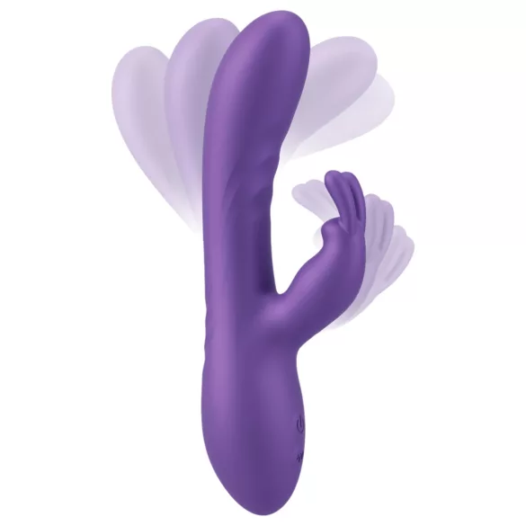 Smile - klitora vibrators ar rokturi violets