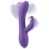 Smile - klitora vibrators ar rokturi violets