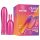 Durex Tease & Vibe - stienīšu vibrators ar zaķa klitora stimulatoru (rozā)