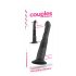 Couples Choice - G+P punktu vibrators (melns)