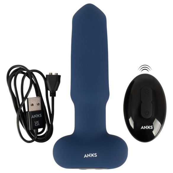 ANOS - anālais vibrators ar mēli zils