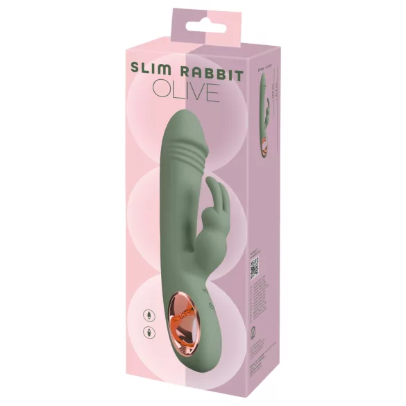 You2Toys - klitora stimulējošs vibrators ar rokturi zaļš