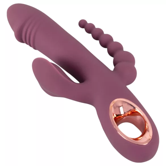 You2Toys - uzlādējams trīskāršs vibrators, lillā