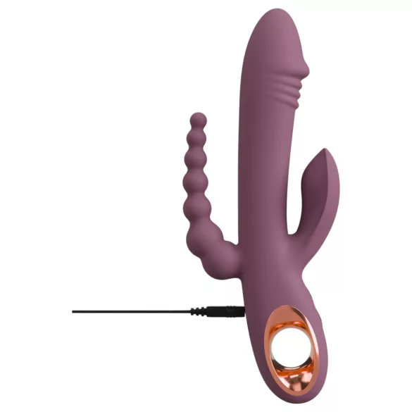 You2Toys - uzlādējams trīskāršs vibrators, lillā