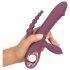 You2Toys - akumulatora trīs-rokas vibrators (violets)