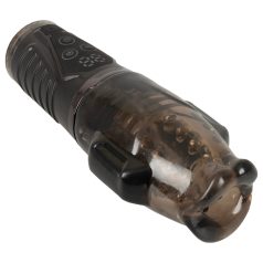   Stroker - vīriešu masturbators ar vakuuma un vibrācijas funkciju pelēks