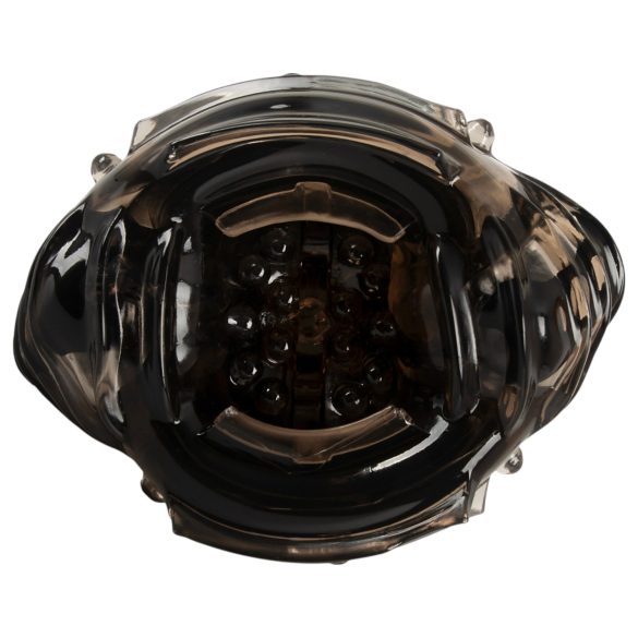 Stroker - vīriešu masturbators ar vakuuma un vibrācijas funkciju pelēks