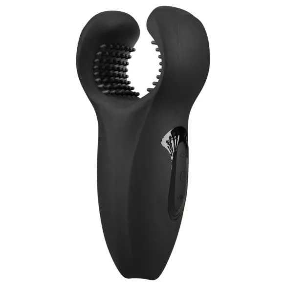 Rebel - kustīgās rokas, vibrējošs dzimumlocekļa gala vibrators (melns)