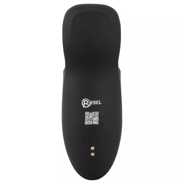Rebel - kustīgās rokas, vibrējošs dzimumlocekļa gala vibrators (melns)
