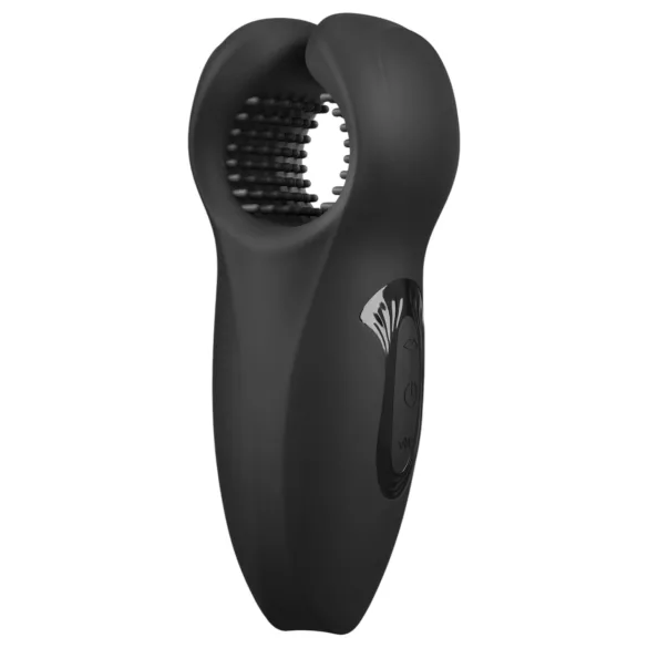 Rebel - kustīgās rokas, vibrējošs dzimumlocekļa gala vibrators (melns)
