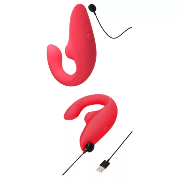 Womanizer Blend - G-punkta vibrators un klitora stimulators (koraļļu krāsas)