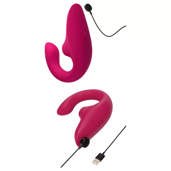 Womanizer Blend - G‑punkta vibrators un klitora stimulator (rozā)