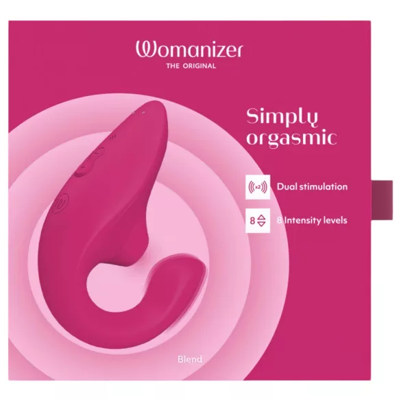 Womanizer Blend - G‑punkta vibrators un klitora stimulator (rozā)