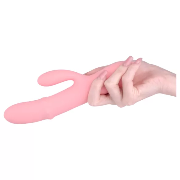 Svakom Mora Neo - lietotnes vadāms pērlīšu vibrators ar klitora atzaru (rozā)