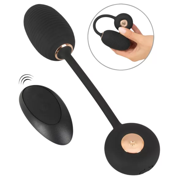 You2Toys vibrējošā ola ar pulti, melna