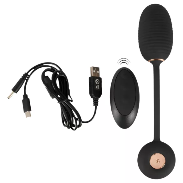 You2Toys vibrējošā ola ar pulti, melna