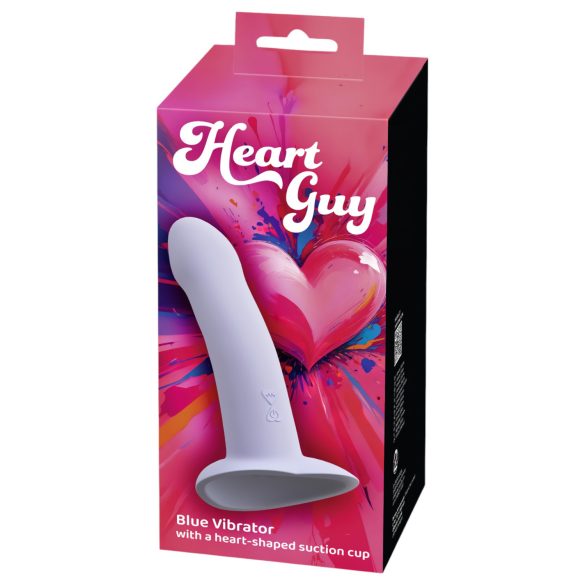 You2Toys Heart Guy - vibrators sirds formas zilā krāsā