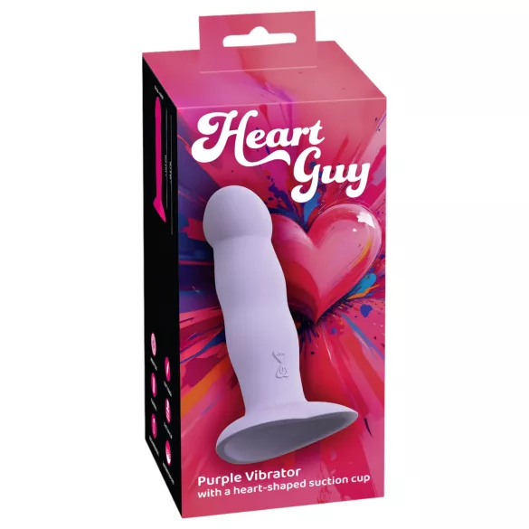 You2Toys vibrators ar sirsniņu dizainu, violets