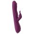 Javida - 3in1 vibrators ar kustīgiem bumbiņām un rotējošu galu violets