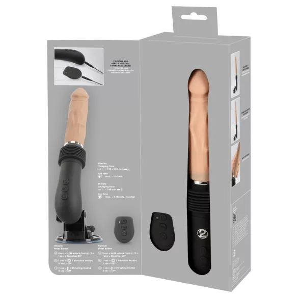 You2Toys automātiska vibratora mašīna ar tālvadību miesas krāsā