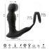 Rebel - spēcīgs prostatas vibrators (melns)