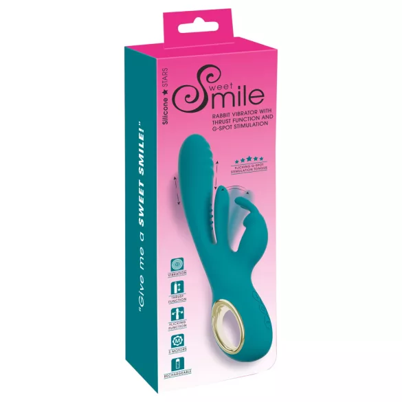 Smile - G-punkta un klitora vibrators zaļš