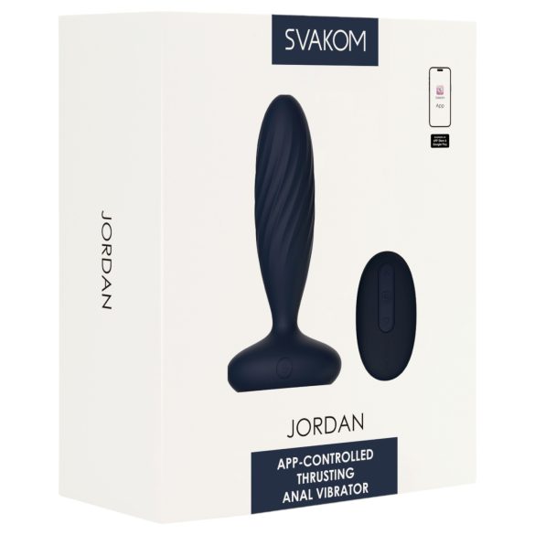 Svakom Jordan - anālais vibrators ar viedajām funkcijām zils