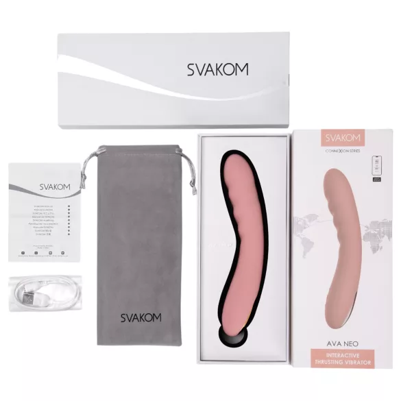 Svakom Ava Neo - viedais stumjošais vibrators rozā