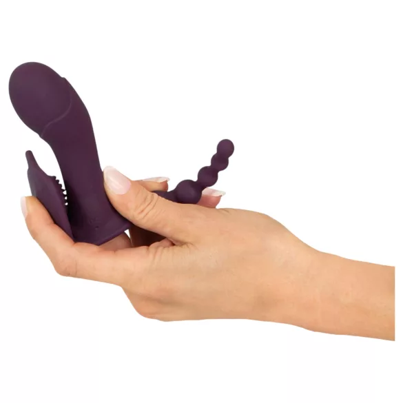 Beau Coeur Ariva - vibro biksīšu stimulators 3 vienā lila