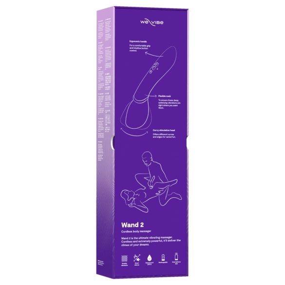 We-Vibe Wand 2 - masāžas vibrators ar viedajām funkcijām