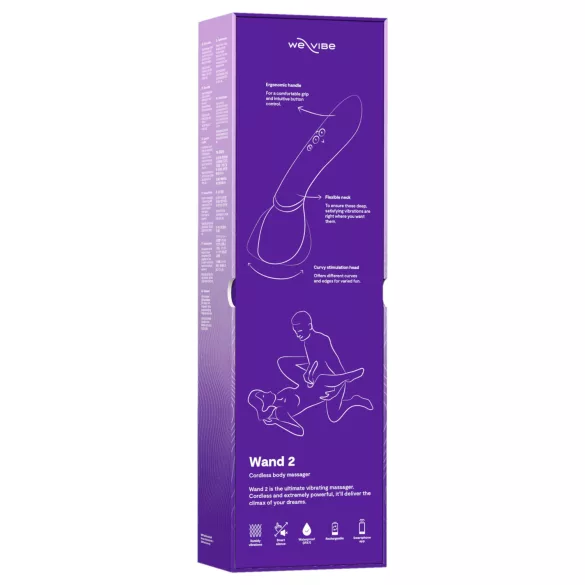 We-Vibe Wand 2 - lietotnes vadāms masāžas vibrators