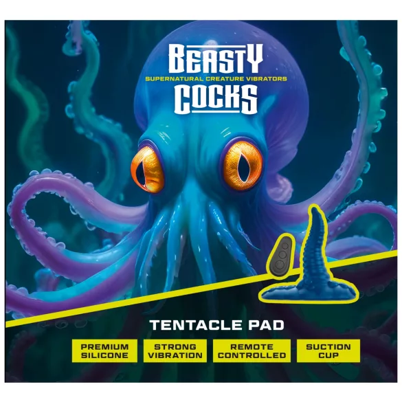 Beasty Cocks - G-punkta spilvens vibrators zilā krāsā