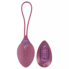   Beau Coeur Rovana - vibrējoša olas tipa seksa rotaļlieta ar vadības pulti, violeta