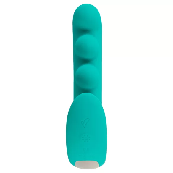 Beau Coeur Sylora - pērļots 2-in-1 vibrators (zaļš)