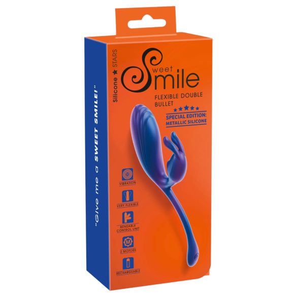 Smile - G-punkta un klitora stimulācijas vibrators (zils)