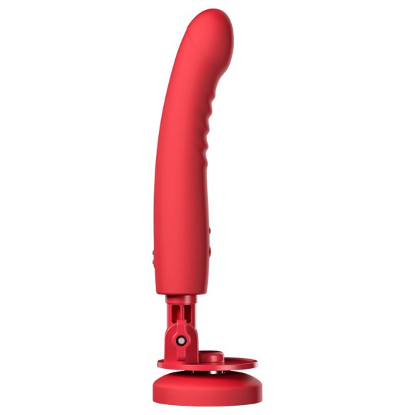 Lovense Mission 2 - viedais vibrators ar piesūcekni (sarkans)
