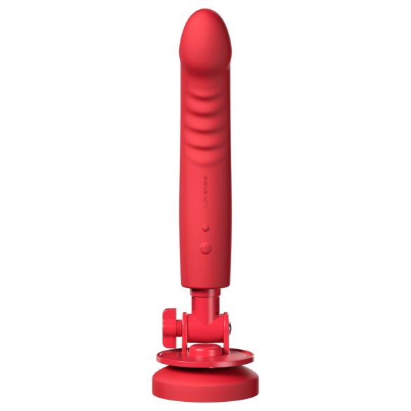 Lovense Mission 2 - viedais vibrators ar piesūcekni (sarkans)