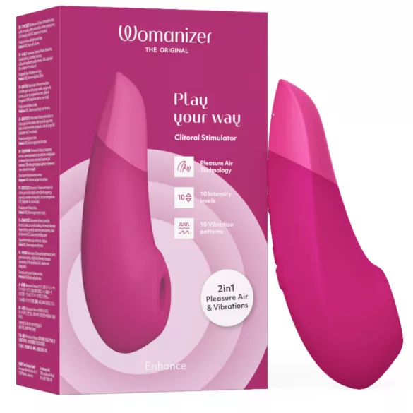 Womanizer Enhance - gaisa viļņu klitora stimulators (rozā)
