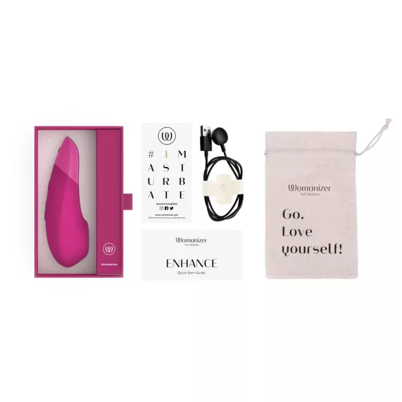 Womanizer Enhance - gaisa viļņu klitora stimulators (rozā)