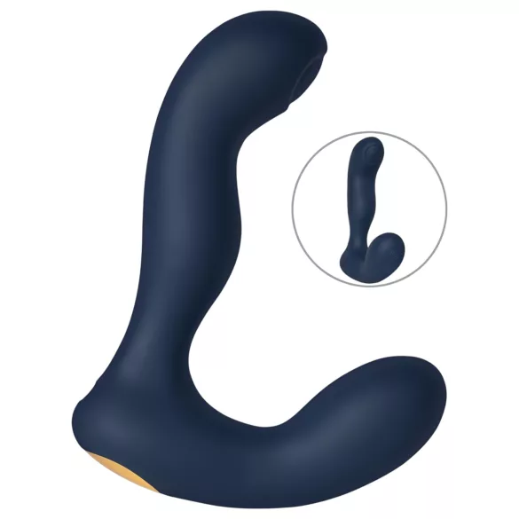 Svakom Iker Neo - interaktīvais anālais vibrators ar pulsāciju zils