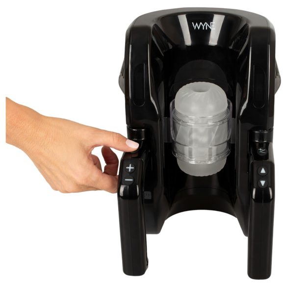 WYNE 10 - automātiska masturbators ar rokturi melns