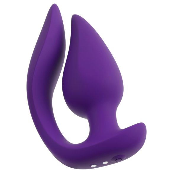 Smile - 2in1 anālais vibrators un klitora stimulators violets